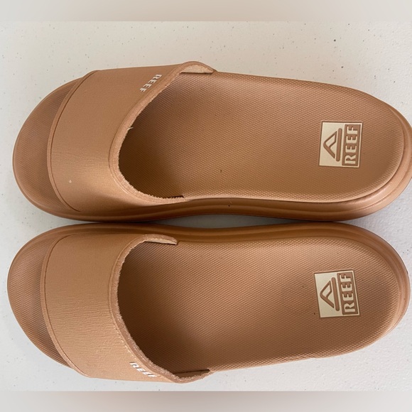 Reef Cushion Bondi Bay Slides – Tan/Nude – Women’s Size 10 l Poshmark - Picture 5 of 7